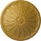 Ekena Millwork Brontes Ceiling Medallion (Fits Canopies up to 3 5/8"), 25 1/2"OD x 5 1/2"P, Iridescent Gold CM25BRIGS - alternate 1
